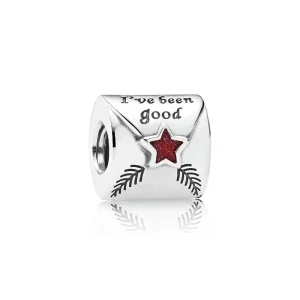 PANDORA Levél a Mikulásnak charm - 791390EN58 (kép) PANDORA Levél a Mikulásnak charm - 791390EN58