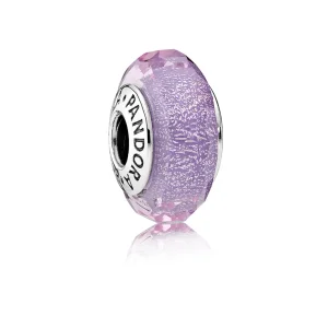 PANDORA Lila csillámló charm - 791651 (kép) PANDORA Lila csillámló charm - 791651