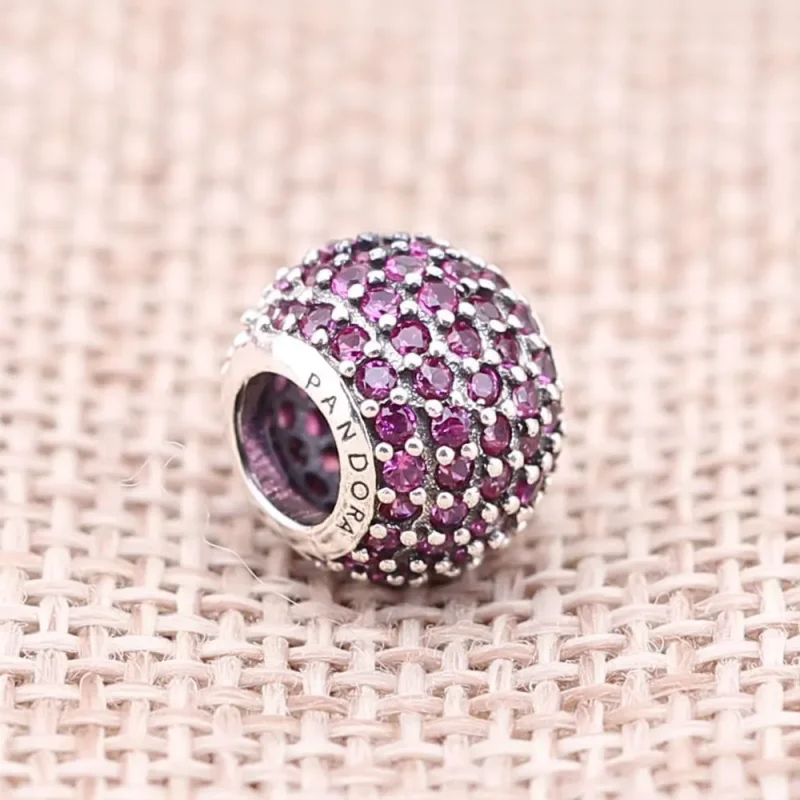 (kép) PANDORA Lila pavé ragyogás - 791051CFP - Megtekintés 2