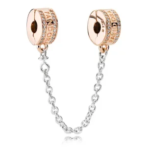 (kép) PANDORA logo biztonsági lánc - 782057CZ