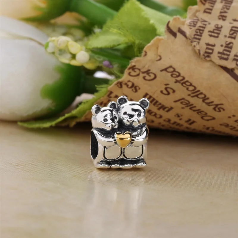 (kép) PANDORA Medve ölelés charm - 791395 - Megtekintés 2