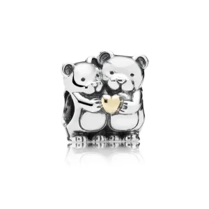 (kép) PANDORA Medve ölelés charm - 791395