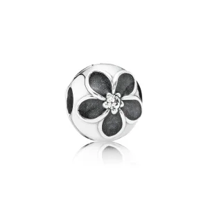(kép) PANDORA Misztikus virág clip/rögzített charm - 791408CZ