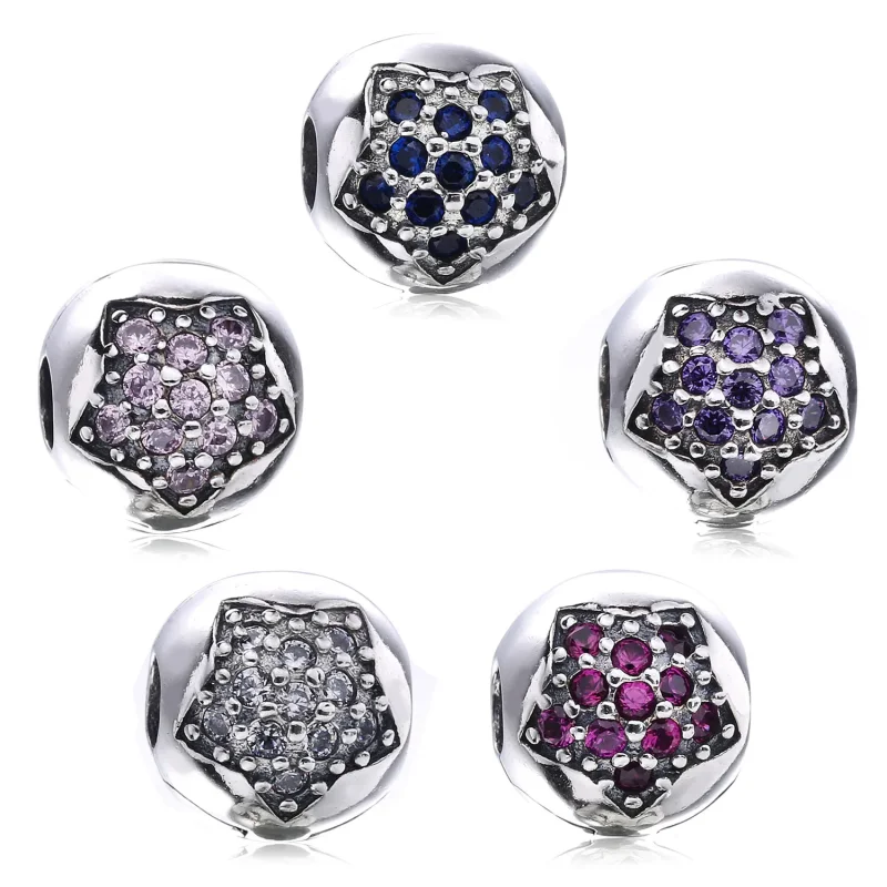 (kép) PANDORA Pavé csillag klip - 791056CZ - Megtekintés 2