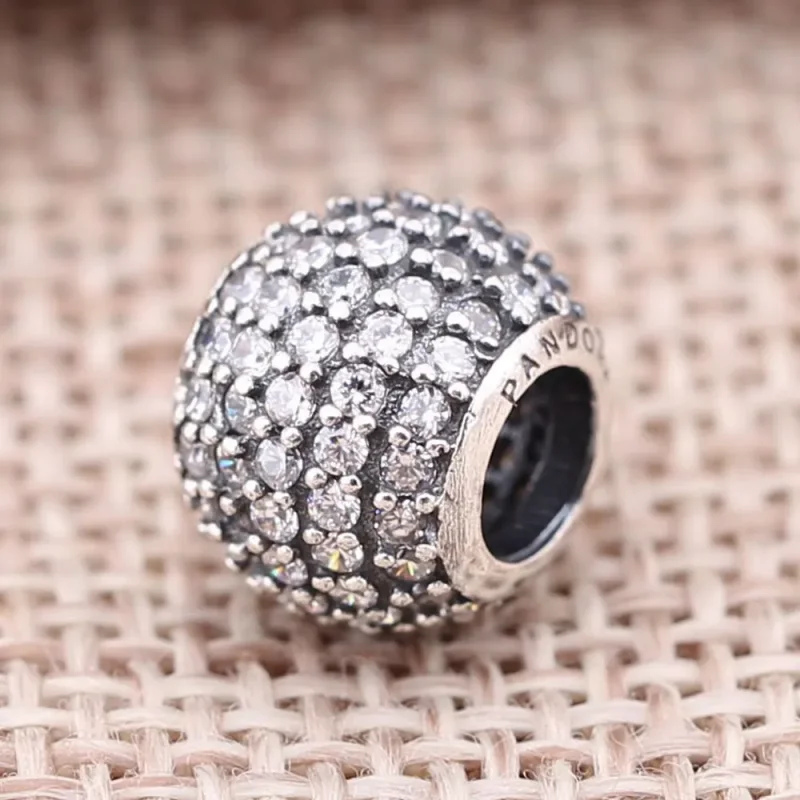(kép) PANDORA Pavé gömb charm - 791051CZ - Megtekintés 2