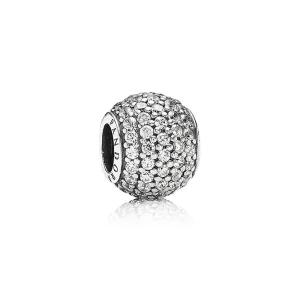 (kép) PANDORA Pavé gömb charm - 791051CZ