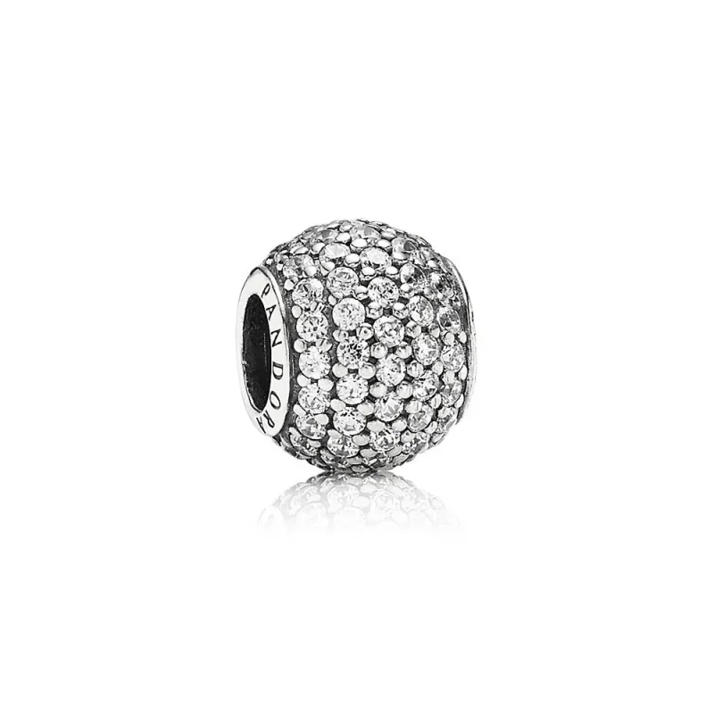 (kép) PANDORA Pavé gömb charm - 791051CZ