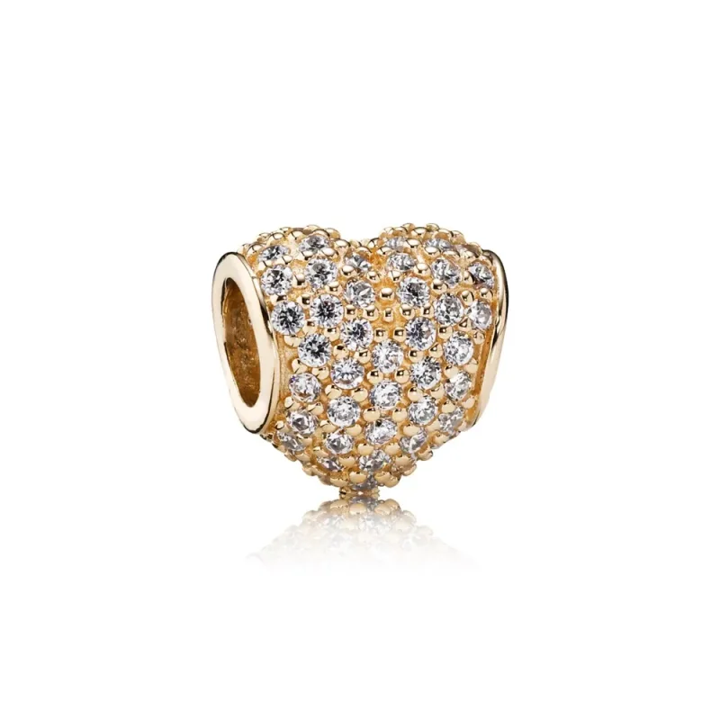 (kép) PANDORA Pavé szív - 750828CZ
