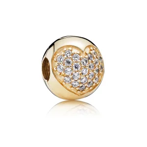 (kép) PANDORA Pavé szív - 750832CZ