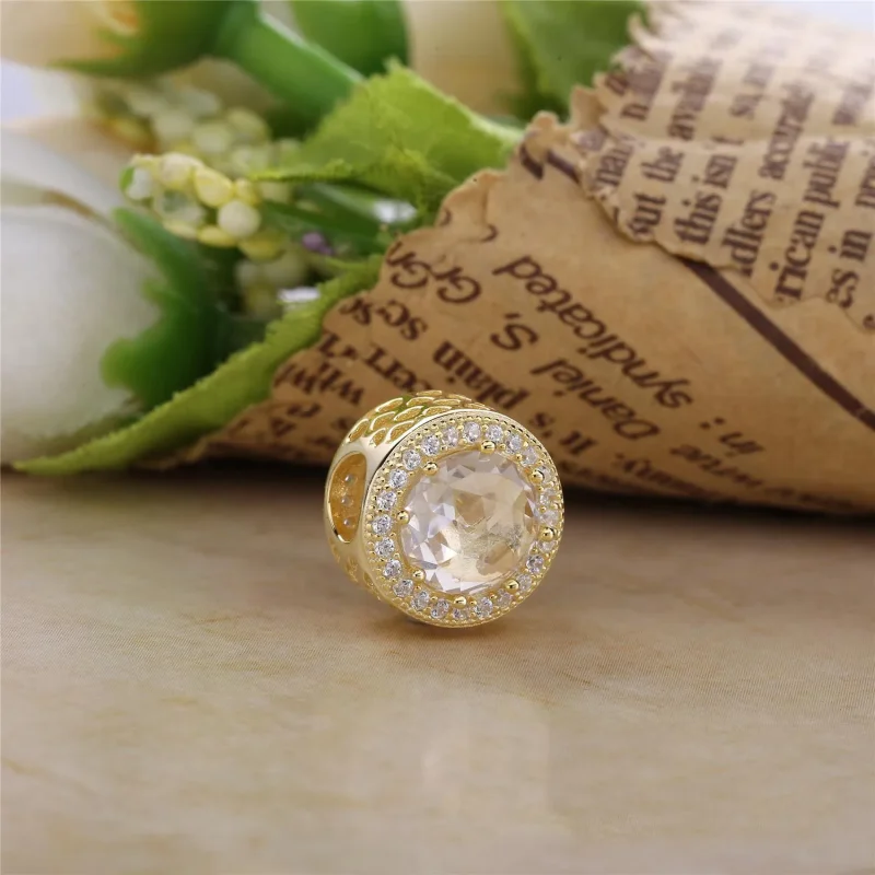 (kép) PANDORA Ragyogó szívek charm, sterling ezüst charm, áttetsző cirkónia - 750843CZ - Megtekintés 2