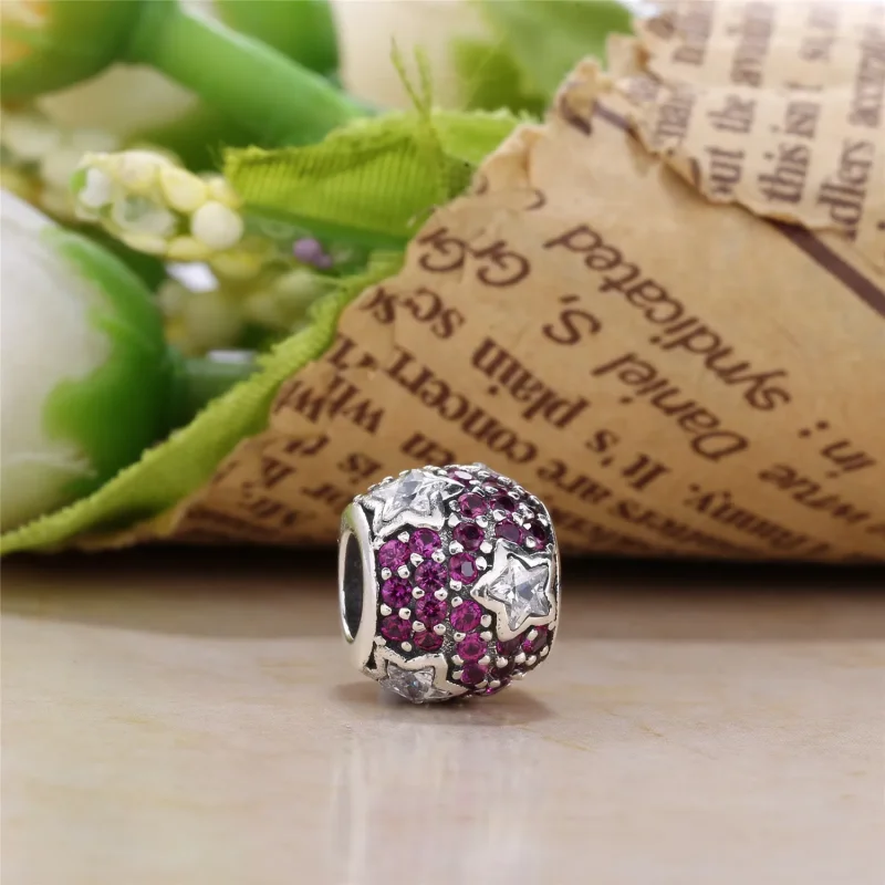 (kép) PANDORA Rózsaszín csillag charm - 791382PCZ - Megtekintés 2