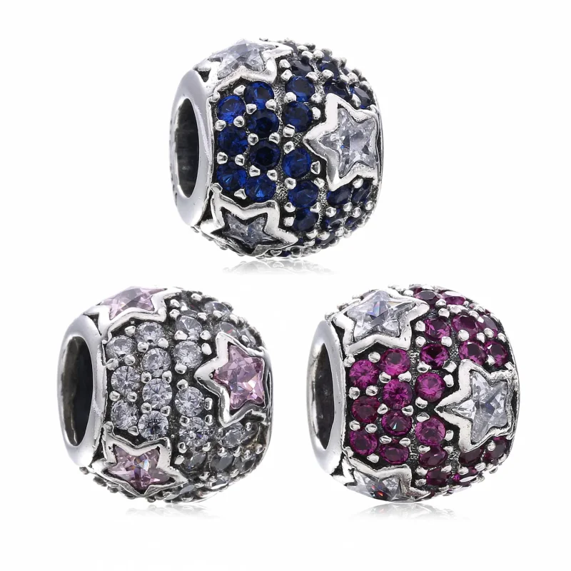 (kép) PANDORA Rózsaszín csillag charm - 791382PCZ - Megtekintés 4