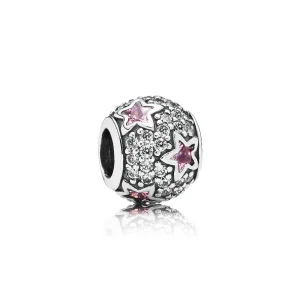 (kép) PANDORA Rózsaszín csillag charm - 791382PCZ
