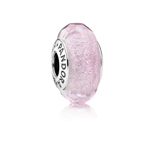 PANDORA Rózsaszín csillámló charm - 791650 (kép) PANDORA Rózsaszín csillámló charm - 791650