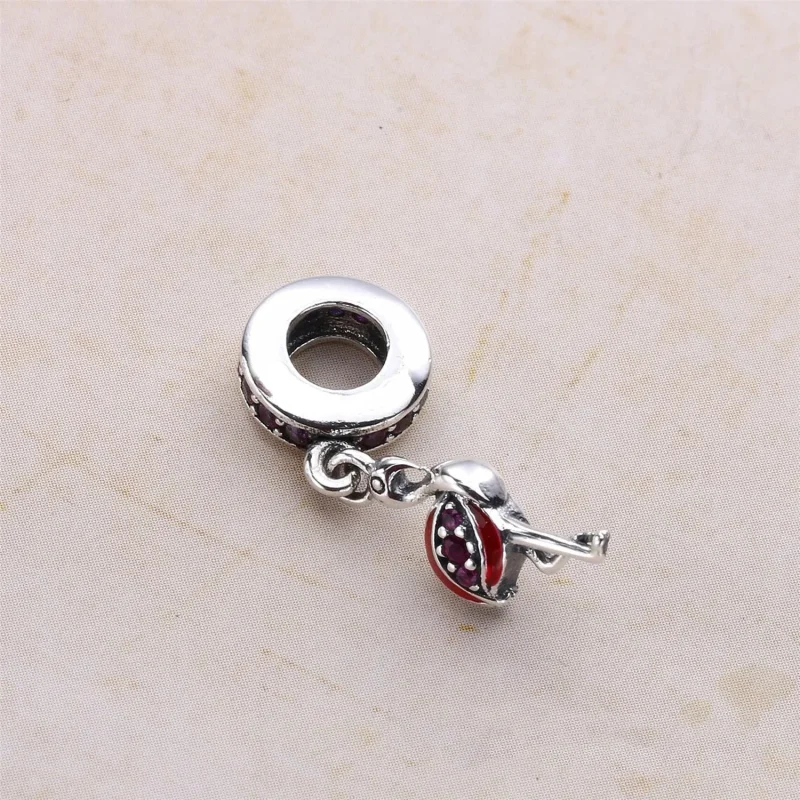 (kép) PANDORA Rózsaszín flamingó függő charm - 791294CZS - Megtekintés 3