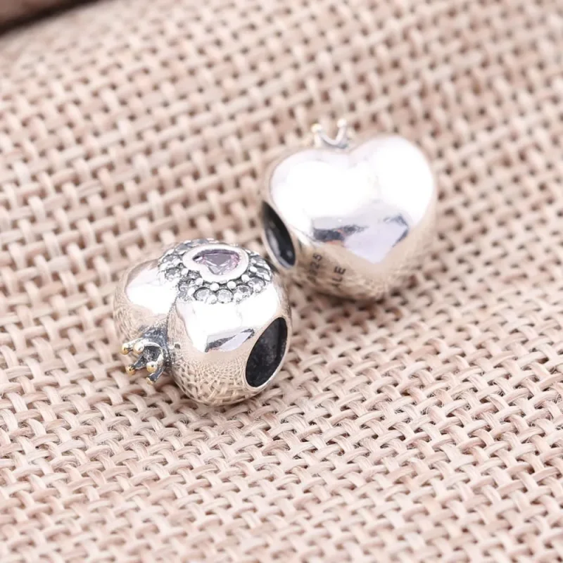 (kép) PANDORA Rózsaszín hercegnő szív charm - 791375PCZ - Megtekintés 2