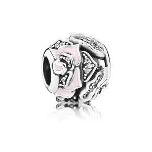 (kép) PANDORA Rózsaszín pompás rózsa - 791527EN40