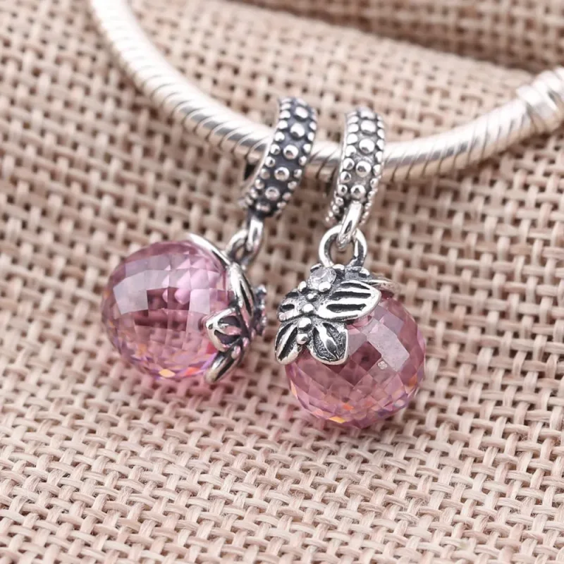 (kép) PANDORA Rózsaszín reggeli pillangó függő charm - 791258PCZ - Megtekintés 2