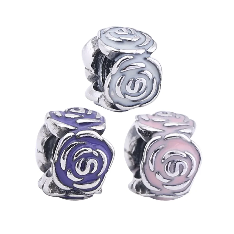 (kép) PANDORA Rózsaszín rózsakert charm - 791291EN40 - Megtekintés 5
