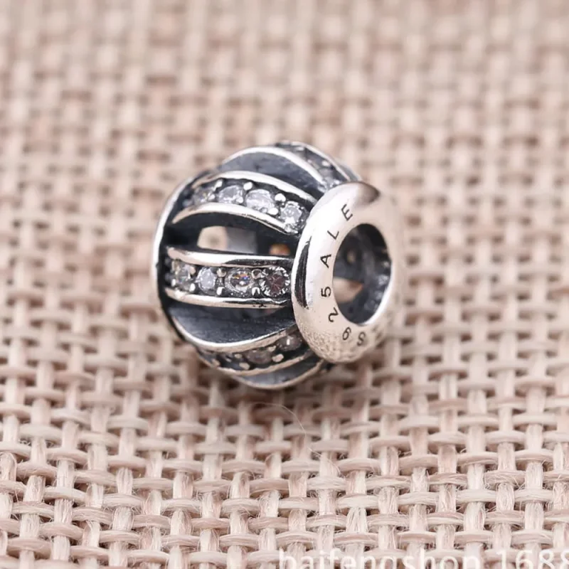 (kép) PANDORA Rózsaszín áttört mintás hordó alakú charm - 791115CZS - Megtekintés 4