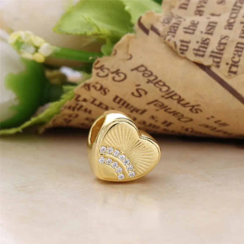 (kép) PANDORA Shine charm, Napfény szív - Megtekintés 3