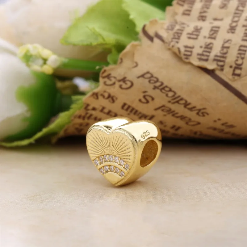 (kép) PANDORA Shine charm, Napfény szív - Megtekintés 4