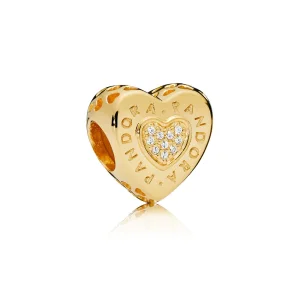 (kép) PANDORA Shine charm, PANDORA Signature Heart