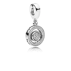 (kép) PANDORA Signature forgó szívei - 797430CZ
