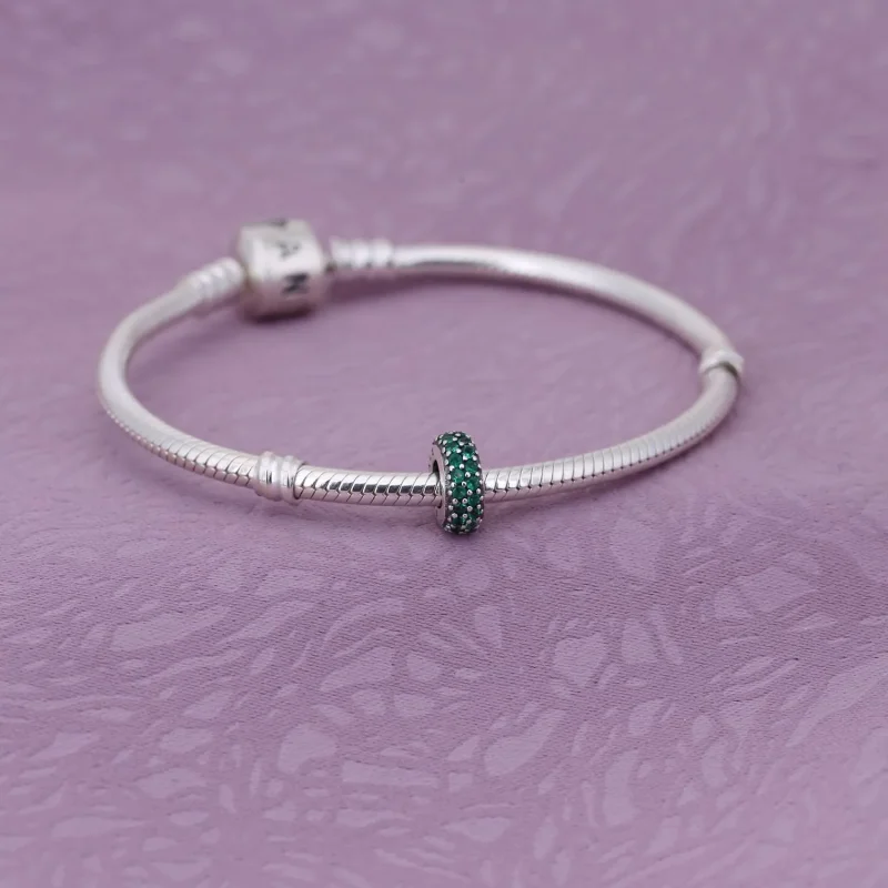 (kép) PANDORA Sötétzöld pavé inspiráció - 791359CZN - Megtekintés 2