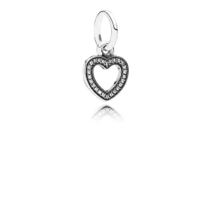 (kép) PANDORA Szerelem szimbóluma függő charm - 791304CZ