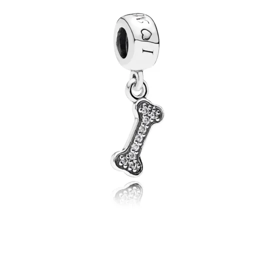 (kép) PANDORA Szeretem a kutyámat függő charm - 791263CZ