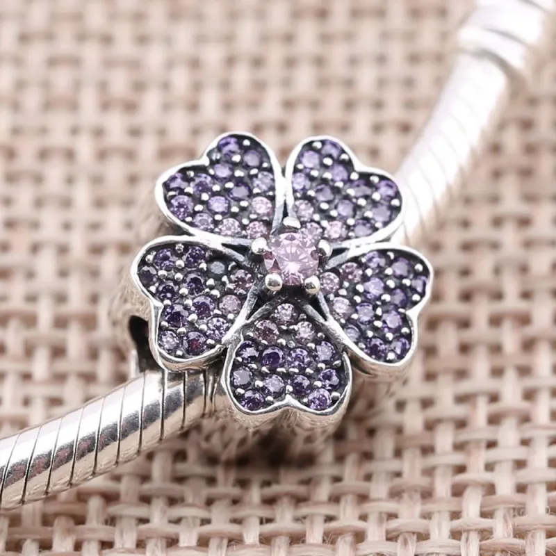 (kép) PANDORA Szikrázó almavirág charm - 791831NBP - Megtekintés 2