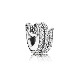 PANDORA Szikrázó kígyó, Sterling ezüst, cirkónia, fehér kristály - 791539CZ (kép) PANDORA Szikrázó kígyó, Sterling ezüst, cirkónia, fehér kristály - 791539CZ