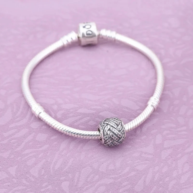 (kép) PANDORA Szikrázó szerelemcsomó - 791537CZ - Megtekintés 2