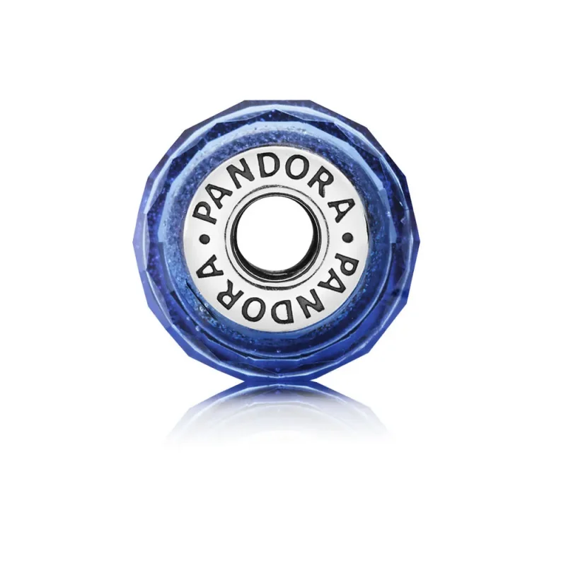 (kép) PANDORA Színjátszó kék, fazettált charm - 791646 - Megtekintés 2