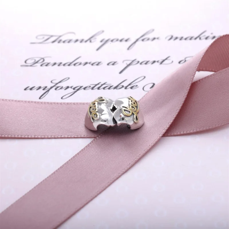 (kép) PANDORA Szív alakú ezüstklip 14 k arany LOVE felirattal - 791735 - Megtekintés 3