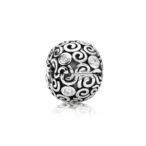 (kép) PANDORA Tekergőmintás klip - 790962CZ