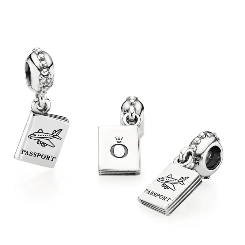 (kép) PANDORA Útlevél függő charm - 791147CZ - Megtekintés 4
