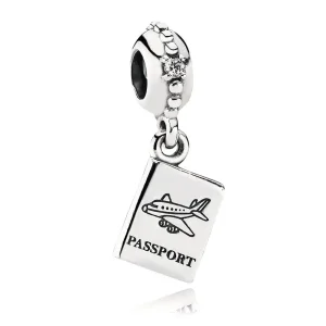 (kép) PANDORA Útlevél függő charm - 791147CZ