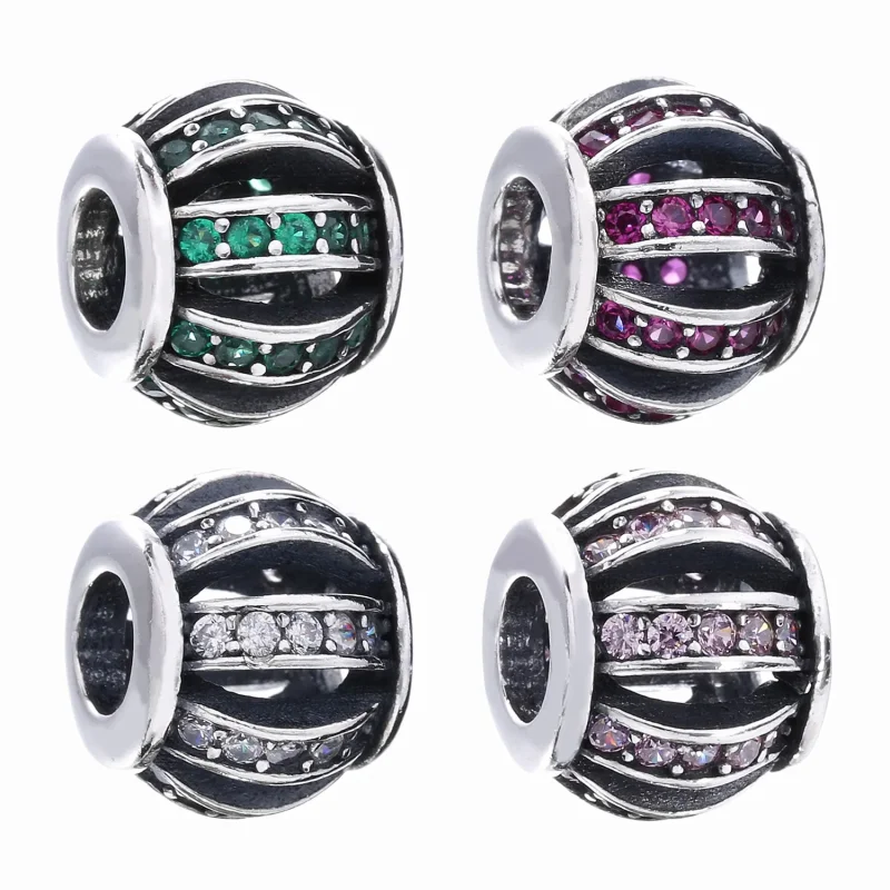 (kép) PANDORA Áttört mintás hordó alakú charm - 791115CZ - Megtekintés 5