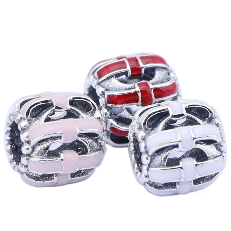 (kép) PANDORA Áttört mintás masnis charm - 791778EN40 - Megtekintés 5