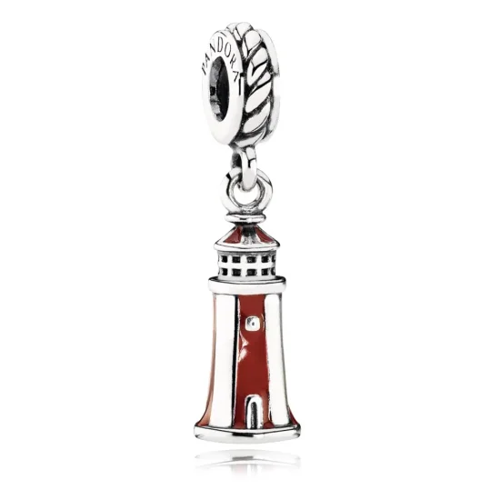 (kép) PANDORA Világítótorony függő charm - 791137EN42