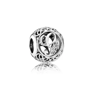 (kép) PANDORA Vintage G, sterling ezüst, cirkónia - 791851CZ