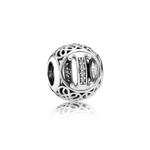 (kép) PANDORA Vintage I, sterling ezüst, cirkónia - 791853CZ