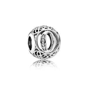 (kép) PANDORA Vintage O, sterling ezüst, cirkónia - 791859CZ