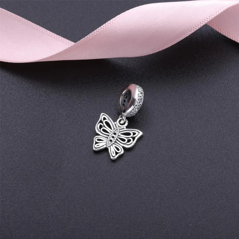 (kép) PANDORA Vintage pillangó függő charm - 791255CZ - Megtekintés 2