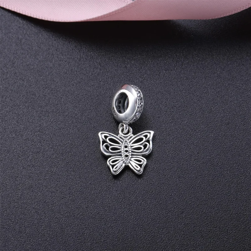 (kép) PANDORA Vintage pillangó függő charm - 791255CZ - Megtekintés 3
