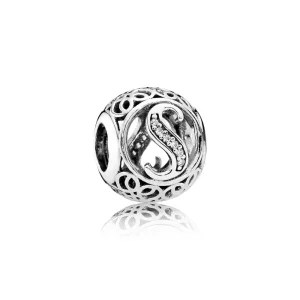 (kép) PANDORA Vintage S, sterling ezüst, cirkónia - 791863CZ