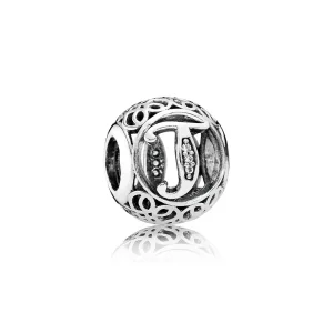 (kép) PANDORA Vintage T, sterling ezüst, cirkónia - 791864CZ