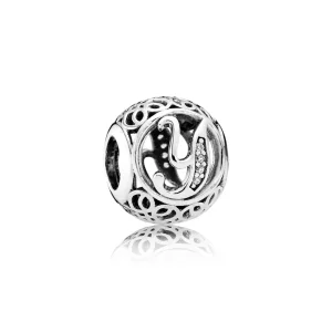 (kép) PANDORA Vintage Y, sterling ezüst, cirkónia - 791869CZ